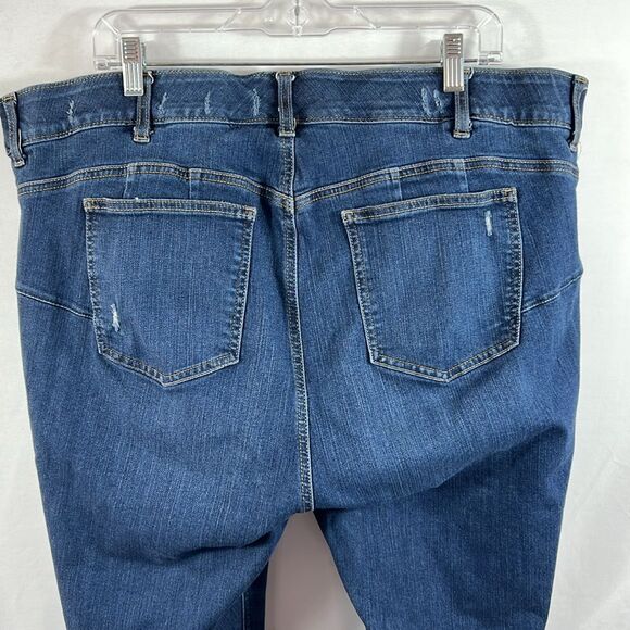 Torrid Womens Bombshell Skinny Distressed Stretch Jeans 0605 - Picture 7 of 14